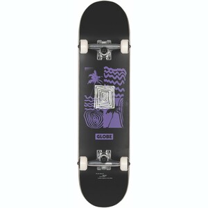Globe G1 Fairweather Skateboard Black/Purple 7.75 Inch