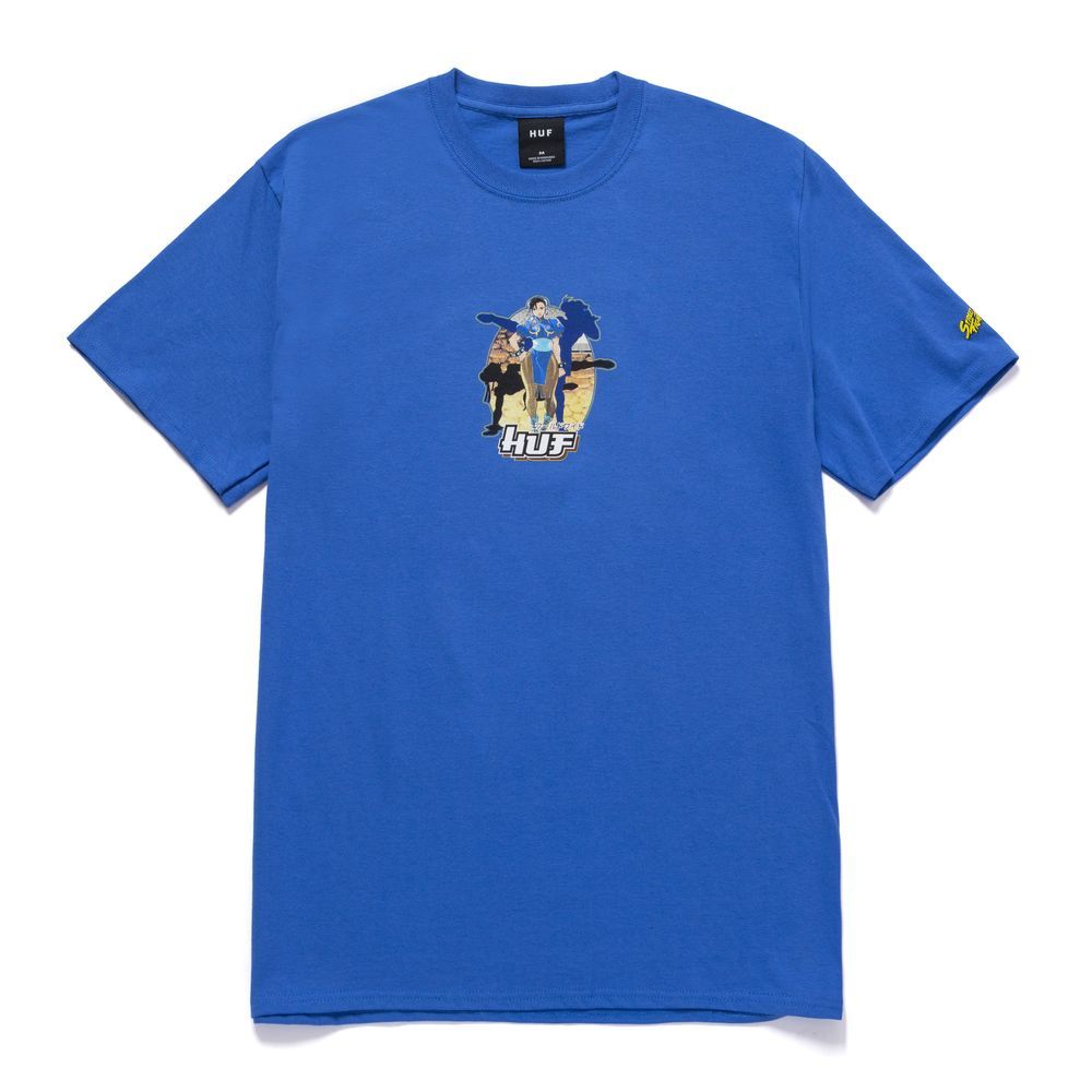 Huf Street Fighter Chun-Li Men's T-Shirt Royal S