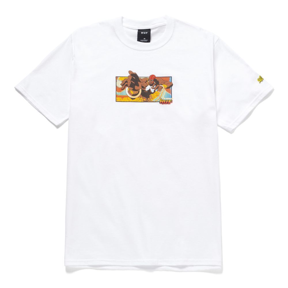 Huf Street Fighter Dhalsim Men's T-Shirt White L