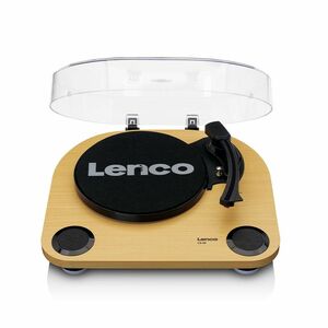 Lenco LS-40 Turntable with Built-in Speakers - Wood