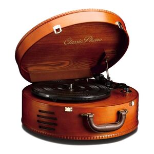 Lenco TT-34 Classic Phono Retro Turntable with USB Connection Wooden