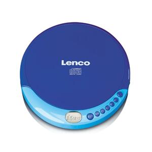 Lenco CD-011 Portable Discman CD Player Blue