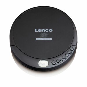 Lenco CD-200 Discman CD Player with Anti-Shock Black