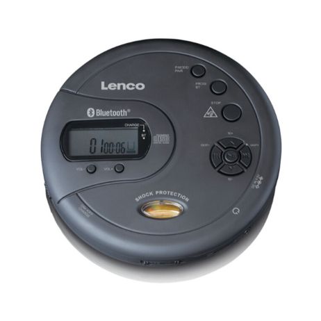 Lenco CD-300 Portable Bluetooth CD/Mp3 Player Black