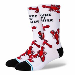 Stance Youre My Lobster Unisex Socks White L
