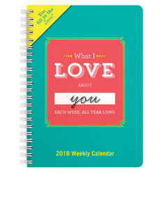 Knock Knock What I Love About You Fill In The Love Weekly Calendar