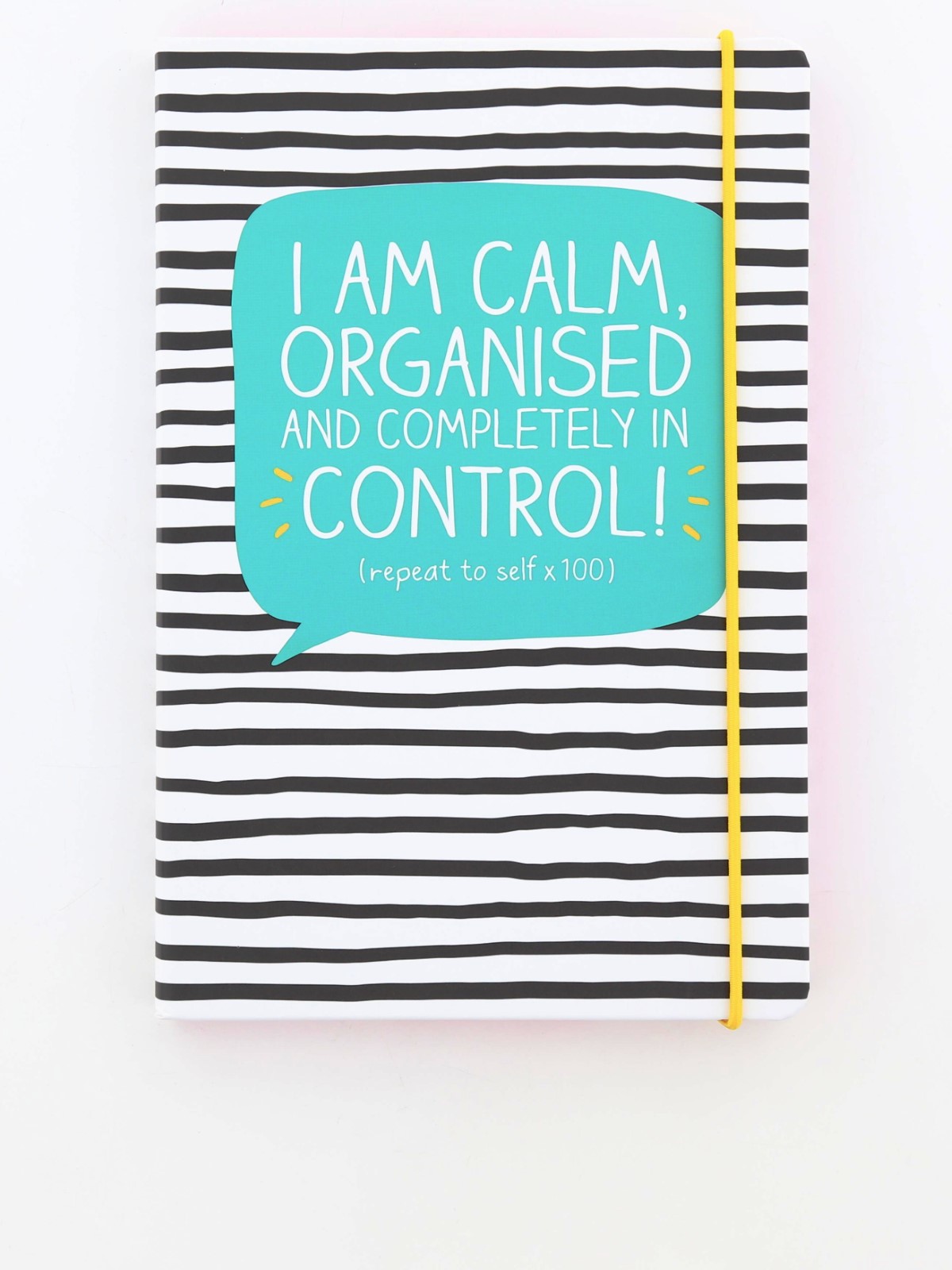 Happy Jackson I'm Calm Organised & Completely in Control A5 Notebook