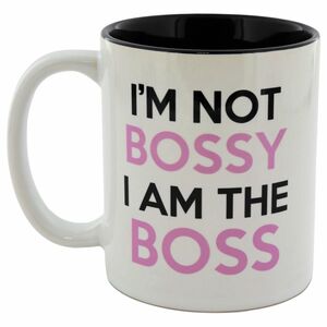 I Want It Now I Am The Boss White/Black Mug 325ml