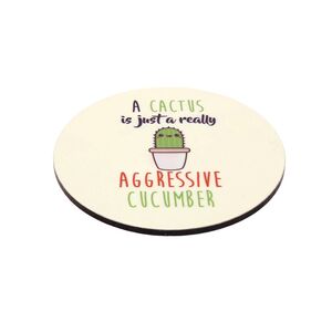 I Want It Now Cucumber 9.5cm Coaster