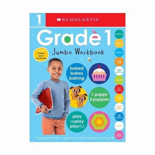 First Grade Jumbo Workbook - Scholastic Early Learners (Jumbo Workbook) | Books Scholastic