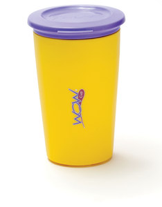 Wow Gear Wow Cup For Kids Yellow Cup/Purple Lid 266 ml