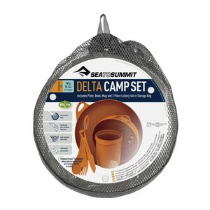 Sea To Summit Delta Camp Set Grey (Bowl/Plate/Mug/Cutlery)