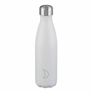 Chilly's Monochrome Water Bottles 500ml White