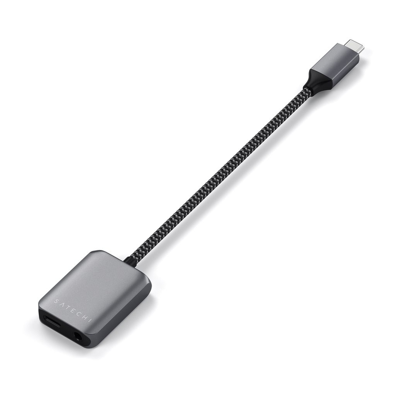 Satechi USB-C PD Audio Adapter Space Gray