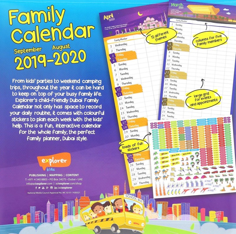 Family Calendar 2020 | Explorer