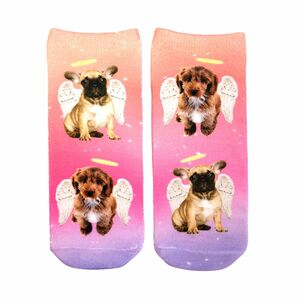 Living Royal Angel Puppies Ankle Unisex Socks