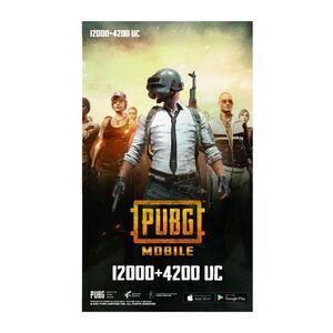 PUBG 12000 + 4200 UC 200USD Gift Card for PUBG Mobile (Digital Code)