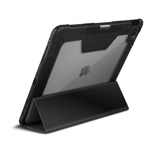 Viva Madrid Rogue Drop-Proof TPU Case Carbon Black with Pencil Holder for iPad 10.8-Inch