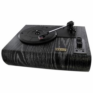 MJI M2012 Belt-Drive Turntable with Built-in Speakers - Black