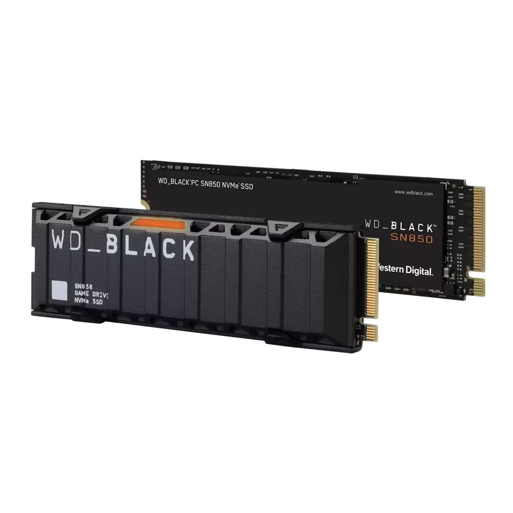 WD Black 2TB SN850 NVMe SSD without Heatsink (Internal Game Drive)