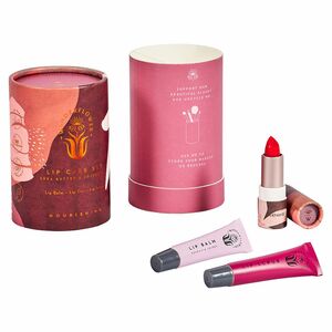 Wanderflower Travel Lip Care Kit Pink 8ml