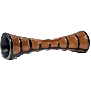 Mangobeat Acoustic Speaker for Smartphones - Carre Window - 35cm - Light Brown/Black