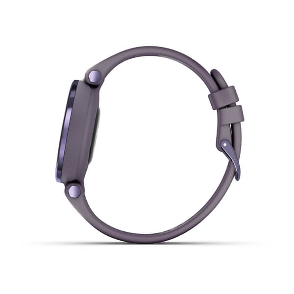 Garmin Lily Sport Midnight Orchid Bezel with Deep Orchid Case and Silicone Band Smartwatch