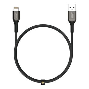 Aukey Cb-Akl2 MFI USB A to Lightning Kevlar Cable 2M Black