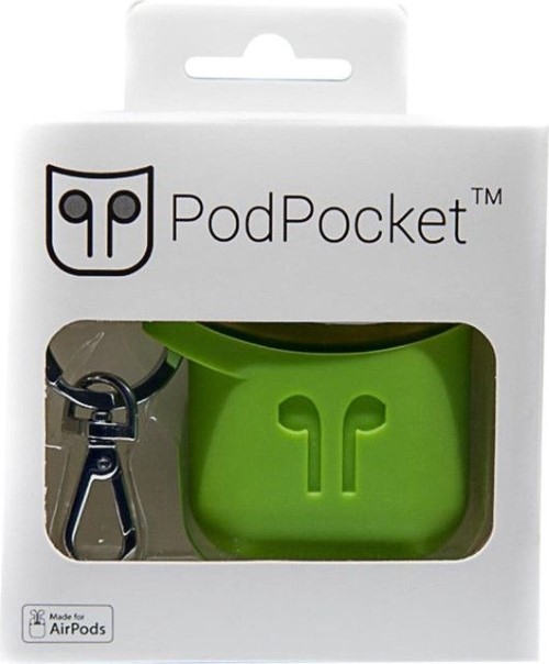 Podpocket Silicone Case Green for Apple AirPods