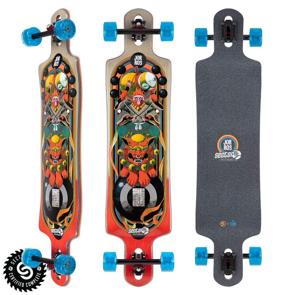 Sector 9 Paradiso Monkey King Complete Longboard 40.5 x 9.75 inch