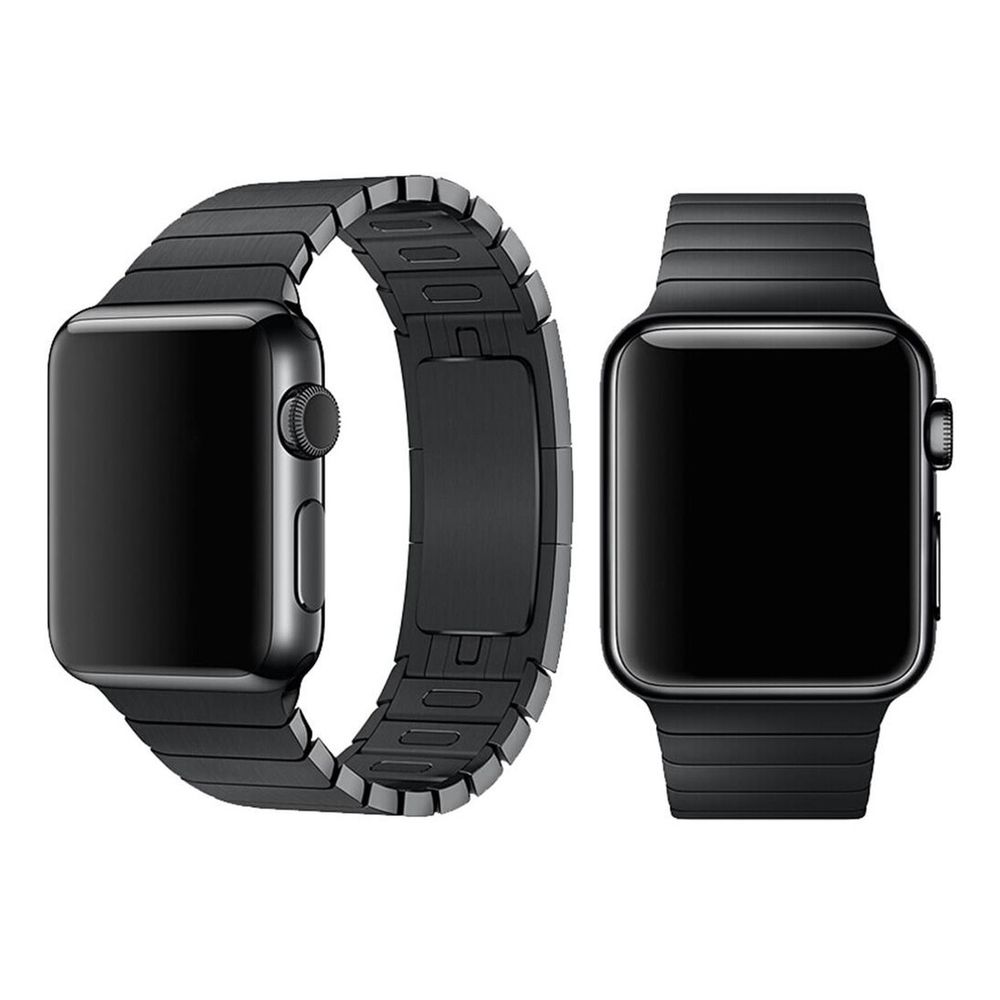 Devia Elegant Series Link Bracelet for Apple Watch 44mm Space Black (Compatible with Apple Watch 42/44/45mm)