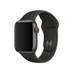 Devia Deluxe Series Sport Band for Apple Watch 44mm Black (Compatible with Apple Watch 42/44/45mm)