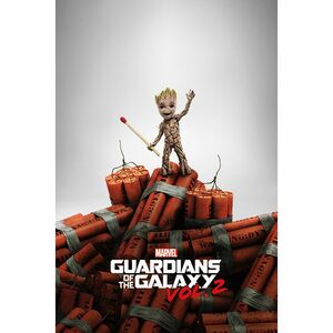 Pyramid Posters Marvel Guardians Of The Galaxy Vol. 2 Groot Dynamite Maxi Poster (61 x 91.5 cm)