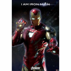 Pyramid Posters Marvel Avengers Endgame I Am Iron Man Maxi Poster (61 x 91.5 cm)