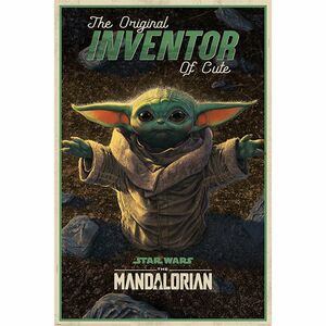 Pyramid Posters Star Wars The Mandalorian The Original Inventor Of Cute Maxi Poster (61 x 91.5 cm)