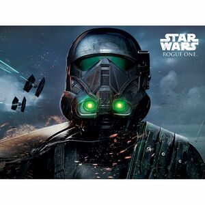 Pyramid Posters Star Wars Rogue One Death Trooper Glow Canvas Print (60 x 80 cm)