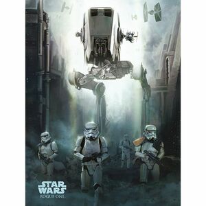 Pyramid Posters Star Wars Rogue One Stormtrooper Patrol Canvas Print (60 x 80 cm)
