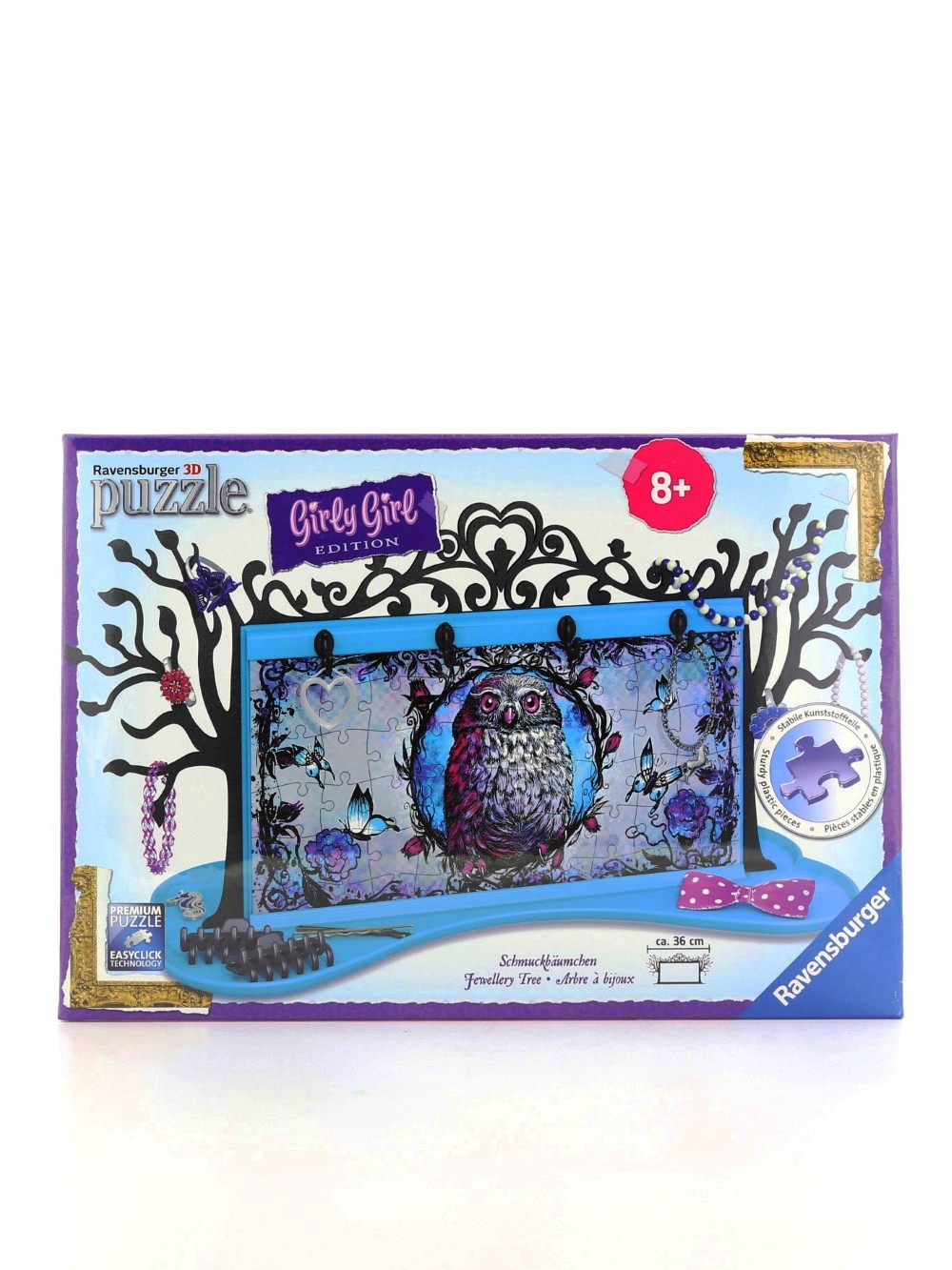 Ravensburger 3D Girly Girl Jewellery Tree Animal Trend 108 Puzzle