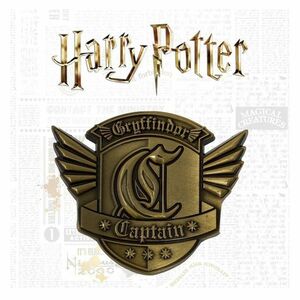 Fanattik Harry Potter Limited Edition Quidditch Gryffindor Captain Metal Crest
