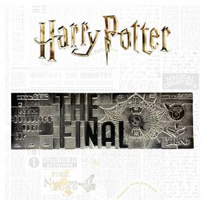 Fanattik Harry Potter Limited Edition Quidditch World Cup Final Silver Plated Ticket