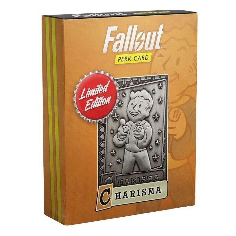Fanattik Fallout Limited Edition Perk Card Charisma