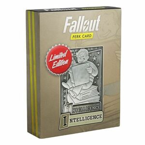 Fanattik Fallout Limited Edition Perk Card Intelligence
