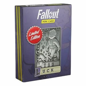 Fanattik Fallout Limited Edition Perk Card Luck