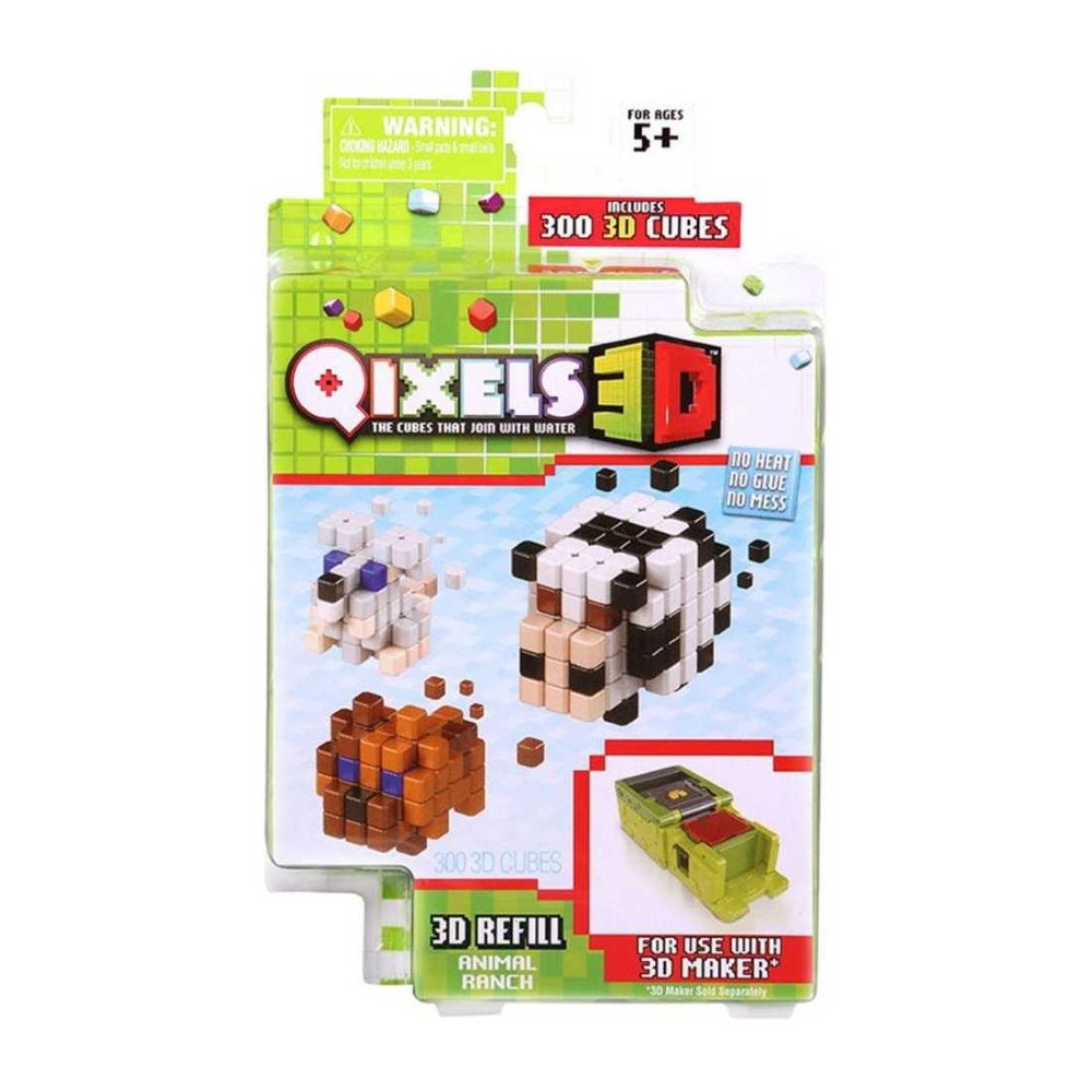 Qixels S3 3D Refill Pack Animal Ranch