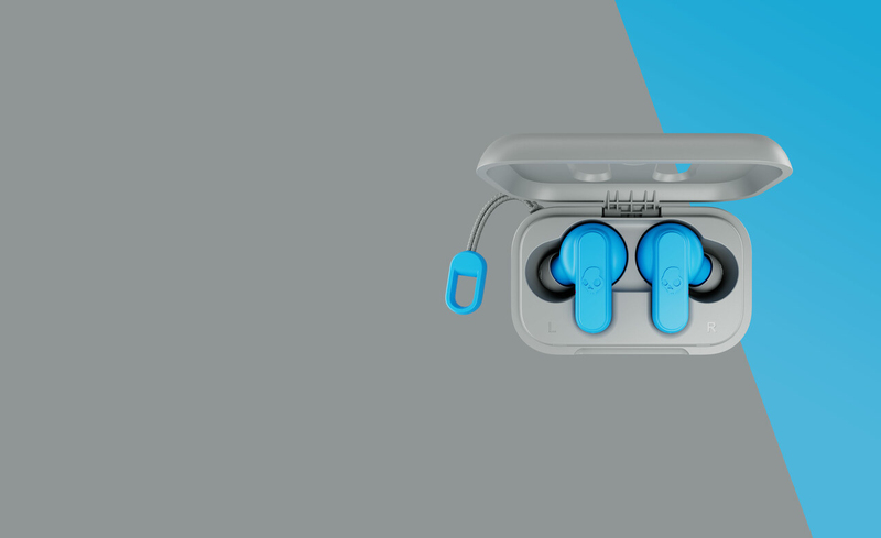 Skullcandy Dime Light Grey/Blue True Wireless In-Ear Earphones