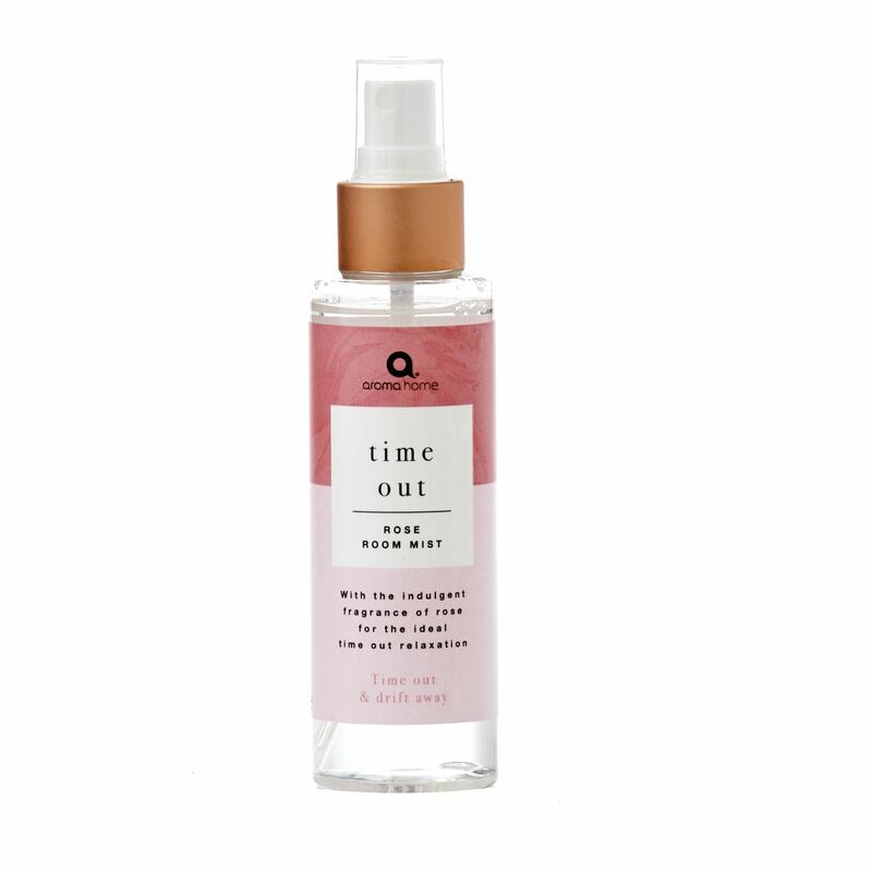 Aroma Home Time Out Rose Room Spray Infused With Rose Fragrance Pink 120ml