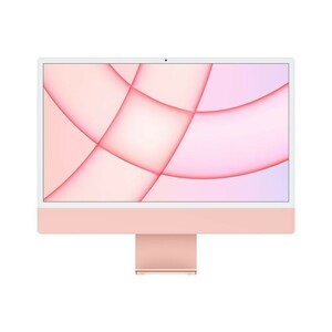 Apple iMac 24-Inch Retina 4.5K Apple M1 Chip with 8-Core CPU/GPU/8GB/256GB 4 Ports Pink (Arabic/English)