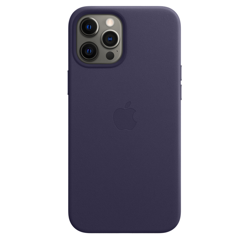 Apple Leather Case with MagSafe Deep Violet for iPhone 12 Pro Max