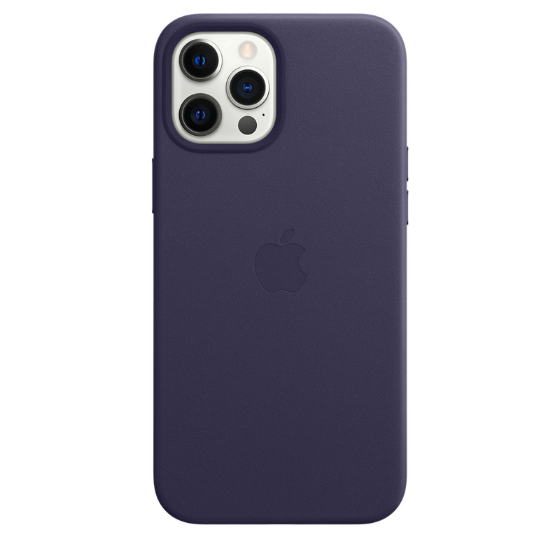 Apple Leather Case with MagSafe Deep Violet for iPhone 12 Pro Max