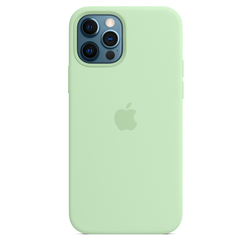 Apple Silicone Case with MagSafe Pistachio for iPhone 12 Pro/12